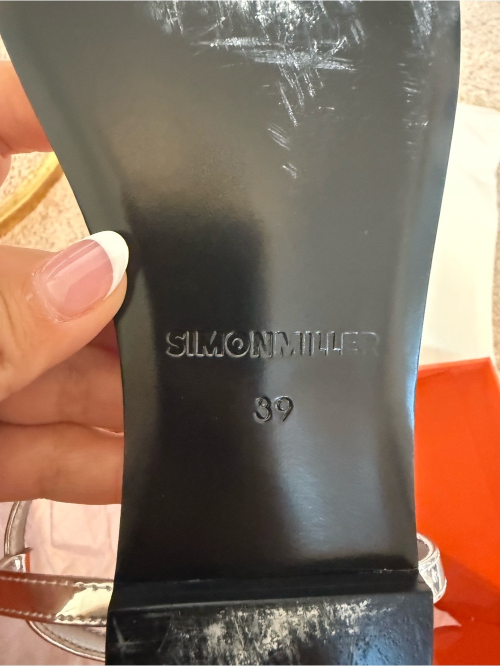 Simon Miller Silver Metallic Sandals Coastal - Picture 13 of 14